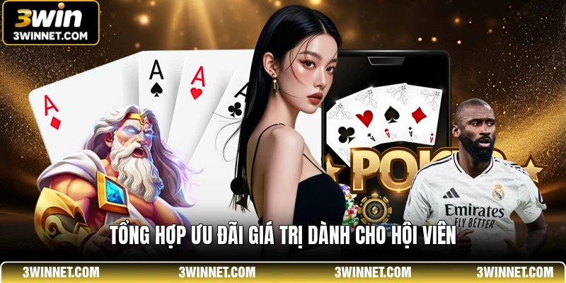 3WIN 24 Tổng hợp ưu đãi giá trị dành cho hội viên